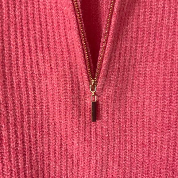 Quarter Zip Sweater - Pink NWOT - Picture 11 of 15